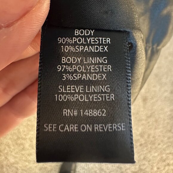 Torrid Black Pinstripe Longline Single-Button Blazer – Women’s Size 1X - Picture 5 of 12